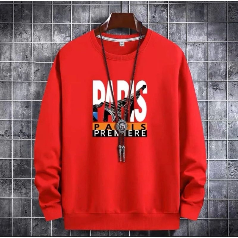 KAOS PRIA ( PARIS ) BAJU DISTRO PRIA LENGAN PANJANG MODEL TERBARU