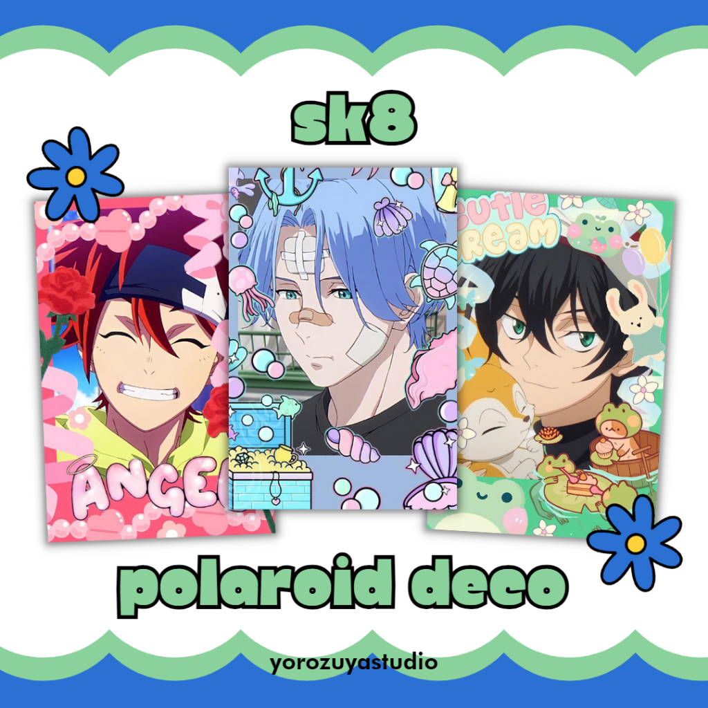 polaroid anime | anime polaroid | polaroid deco sk8 the infinity | anime polcos