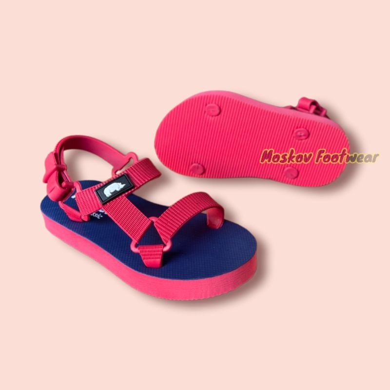 Munims Kids Baby Sandal Anak Balita Bayi Tali Strap Sendal Karet Rubber Cewek Cowok Laki Perempuan NR