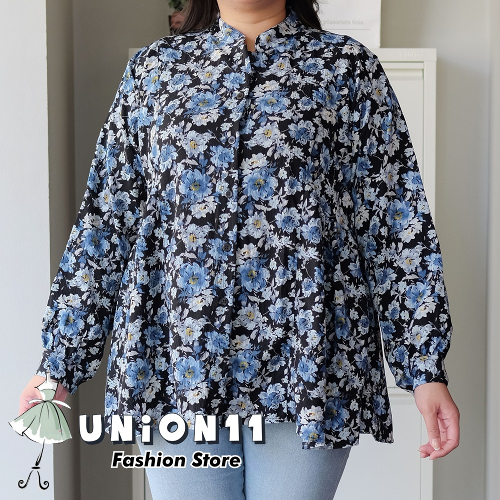 UNION11 - ATASAN JUMBO WANITA LD 120 / BAJU JUMBO WANITA / BAJU KERJA WANITA BIGSIZE / BLOUSE JUMBO WANITA / ATASAN JUMBO XXXL WANITA SWARA