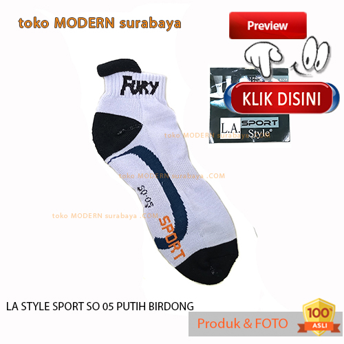 Kaos kaki pendek mata kaki tebal LA STYLE SPORT SO 05