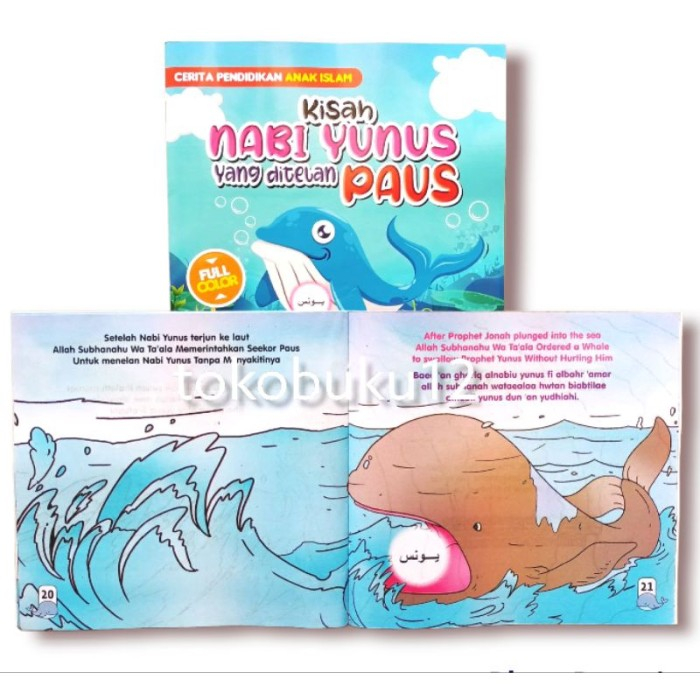 Buku Cerita Pendidikan Anak Islam Kisah Unta Betina | Kisah Nabi Yunus Yang ditelan Paus MK