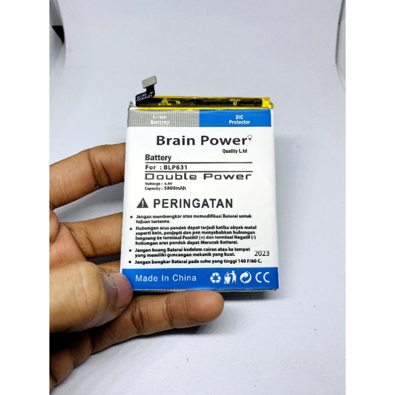 BATRE BATERAI BRAIN POWER BLP631 OPPO F3 / F5 /  F5 PLUS DOUBLE POWER