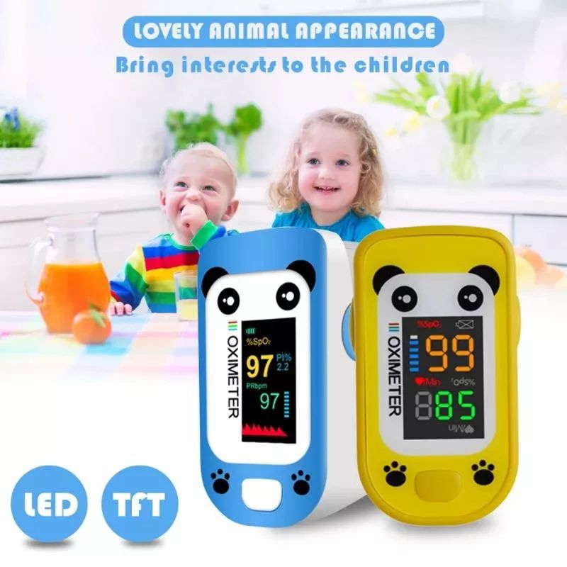 FINGERTIP PULSE OXIMETER DIGITAL OTOMATIS ALAT UKUR MONITOR SATURASI UNTUK BAYI BARU LAHIR ANAK USIA