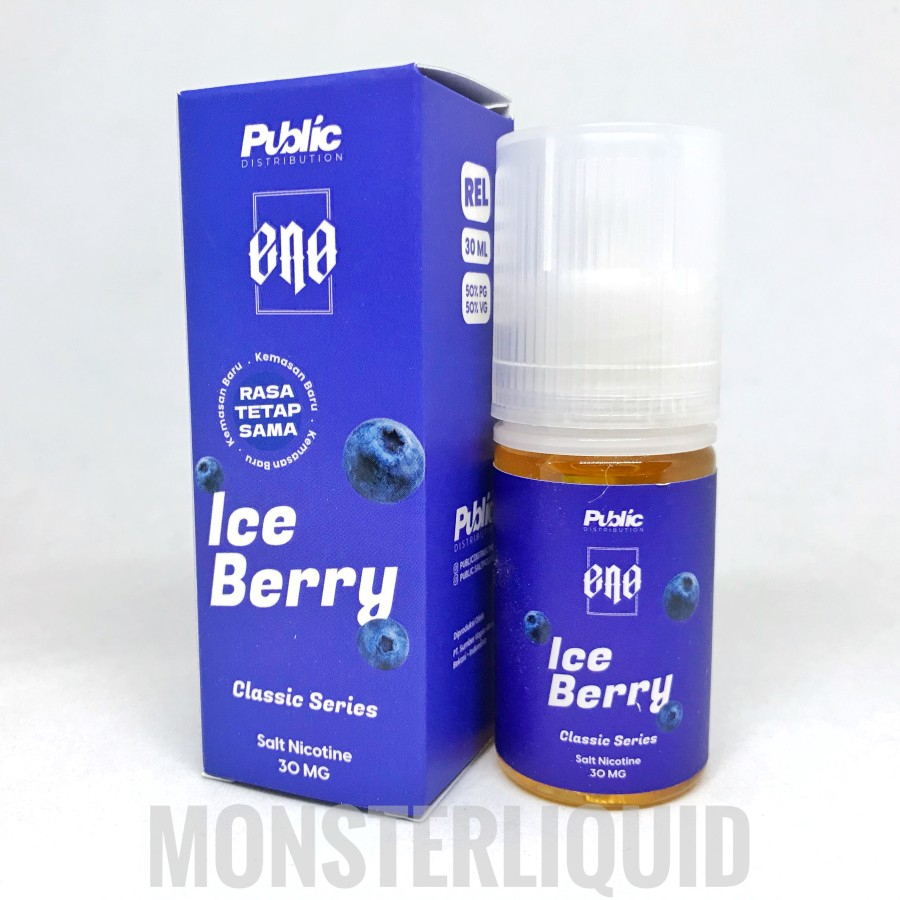 SALT ENO CLASSIC SERIES ICE BERRY BY PUBLIC 30MG 30ML