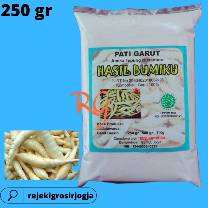 

Tepung PATI asam lambung gluten free/ Tepung PATI GARUT/PATI Angkrik 250 gram/PATI irut /Tepung MAAG