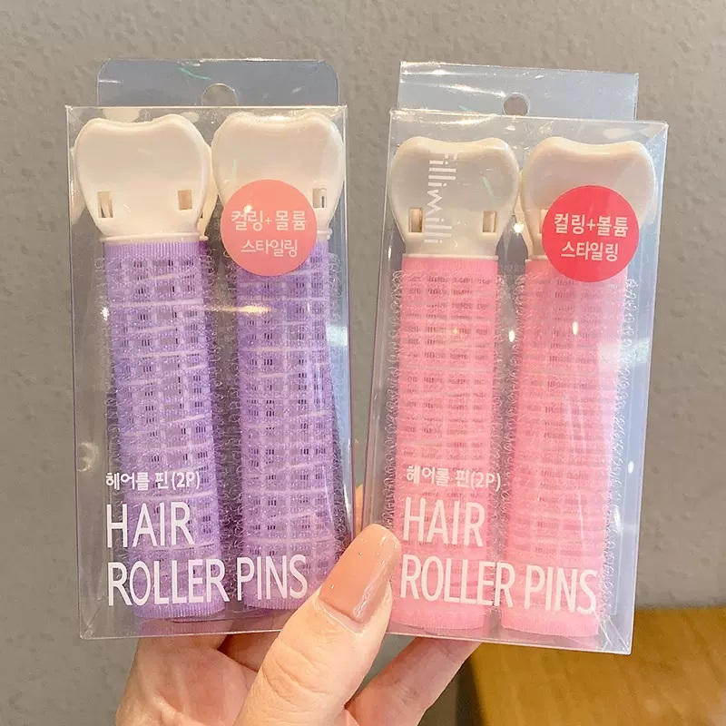 Mysterygirl -  Klip Rambut Korea Roll Rambut Jepit Korea Velcro Hair Gulung Jepitan Poni Clip Volumizing Hair Poni Roller Blow Poni KOREAN HAIR VOLUME