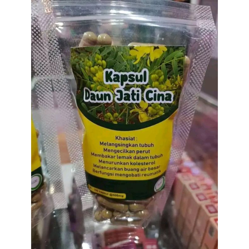 

kapsul daun jati Cina