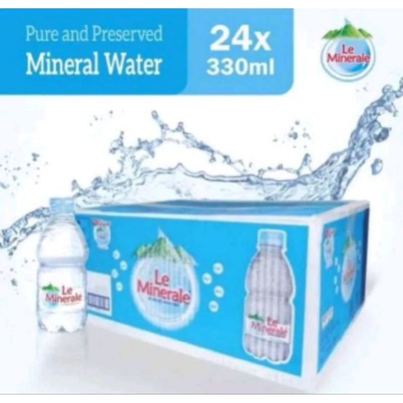 

air mineral Le mineral 330 ml