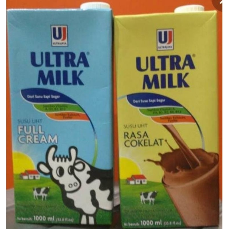 

susu ultra UHT coklat, stoberi,vanila 125ml x 40 ( 1 Dus )