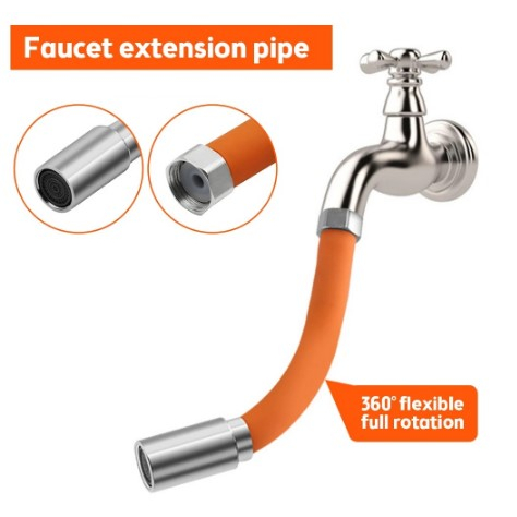 Sambungan Kran Air Fleksibel Cuci Piring 20CM Mesin Cuci Selang Keran Wastafel Flexibel Stainless Silikon