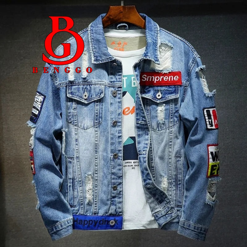 BENGGO.ID | Jaket Jeans Terbaru / Jaket Jeans Pria / Jaket Jeans Pria Original / Jaket Jeans Pria So