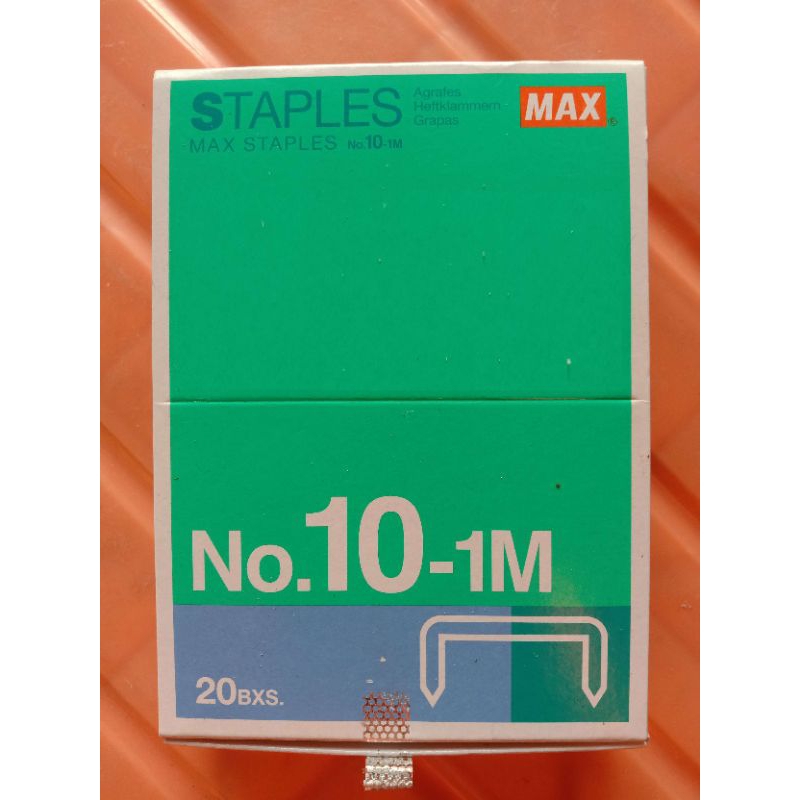 

Max Isi Stapler no. 10 murah // eceran dan 1 pack