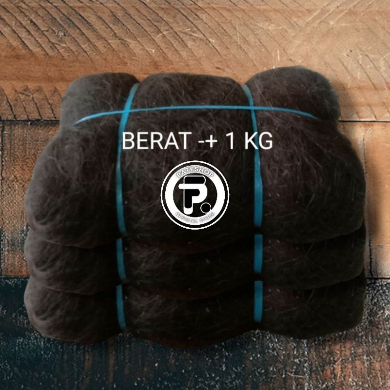 Grosir Paket 1 KG Ijuk aren halus Ijuk penyaring filter air Ijuk resapan air Ijuk media telur ikan I