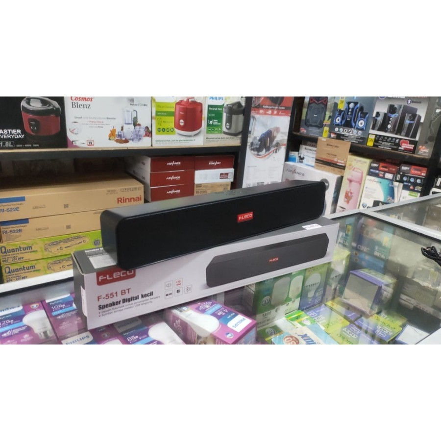 COD SPEAKER BLUETOOTH FLECO F-551BT SOUNDBAR SPEAKER DIGITAL KECIL FLECO F-551 BT USB SPEAKER KOMPUT