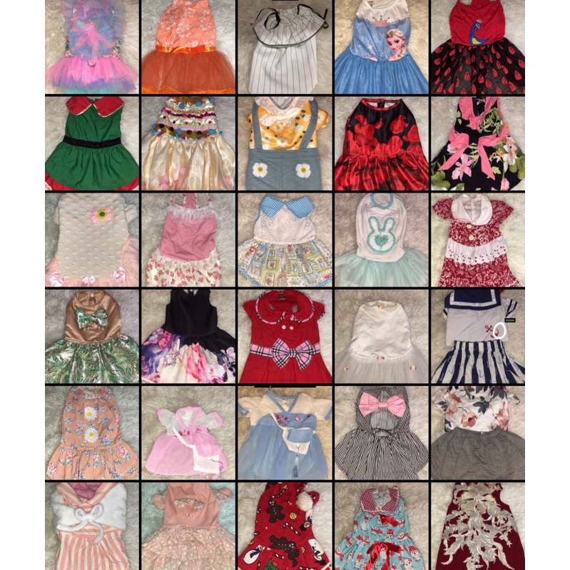 BAJU ANJING KUCING HEWAN , DRESS HEWAN ANJING KUCING ( PRELOVED )