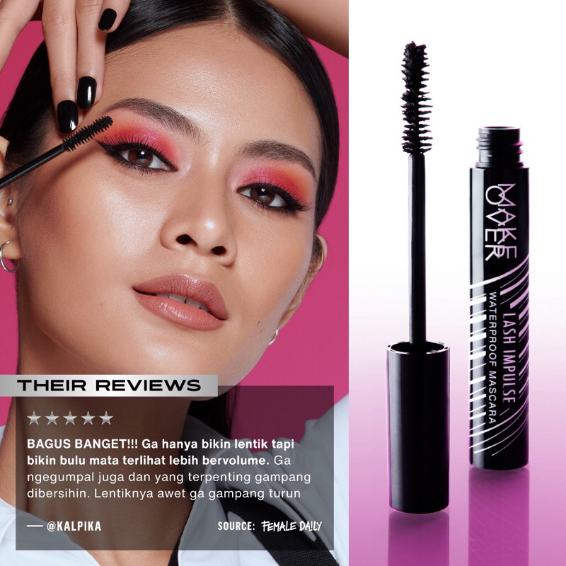 Make Over Lash Impulse Waterproof &amp; Smudgeproof Mascara 9ml