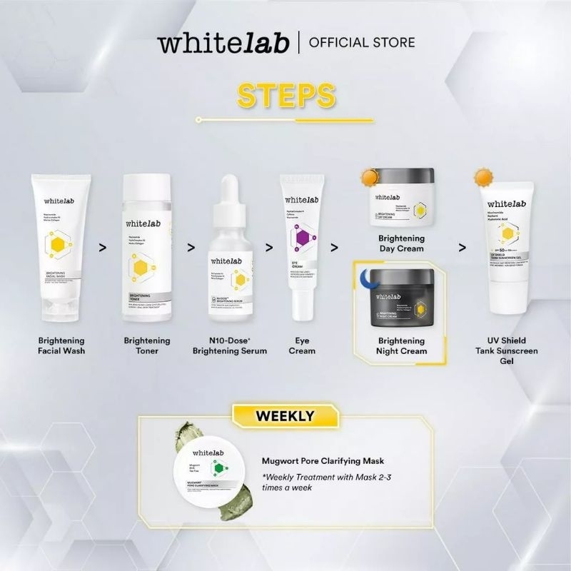 𝐑𝐀𝐃𝐘𝐒𝐀 - Whitelab Brightening Night Cream