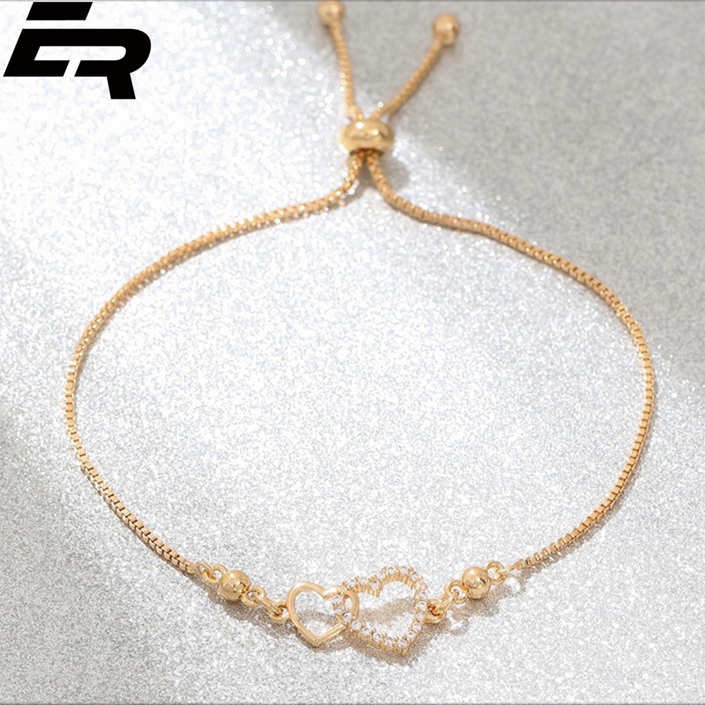 Gelang Serut Emas 24K / Gelang Titanium Wanita Emas / Gelang Anti Karat dan Luntur / Gelang Import