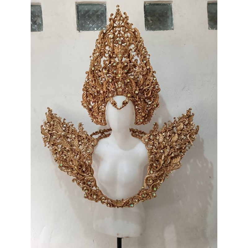 mahkota karnaval kostum karnaval 1 set jumbo