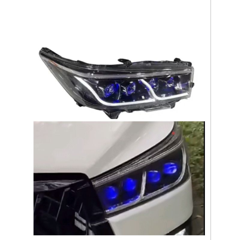 Head Lamp Innova Reborn 2016 - 2022 Led Ceremonial - 4 Projector - Sequential