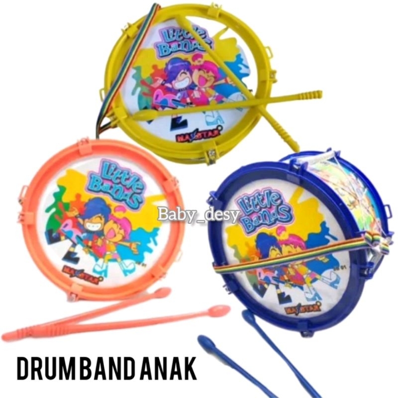 MAINAN DRUM BESAR / EDUKASI LITTLE DRUM BANDS ANAK / JAZZ DRUM SINGLE SET BIG / ALAT MUSIK