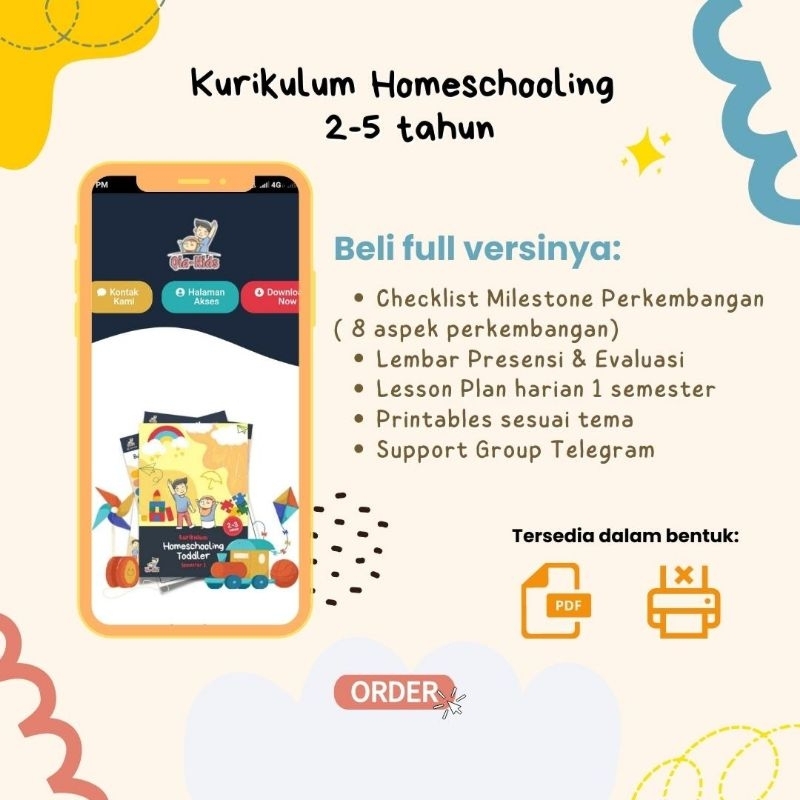 

[SOFTFILE] Qiakids Homeschooling/Kurikulum Homeschooling/Buku Homeschooling/Buku PAUD