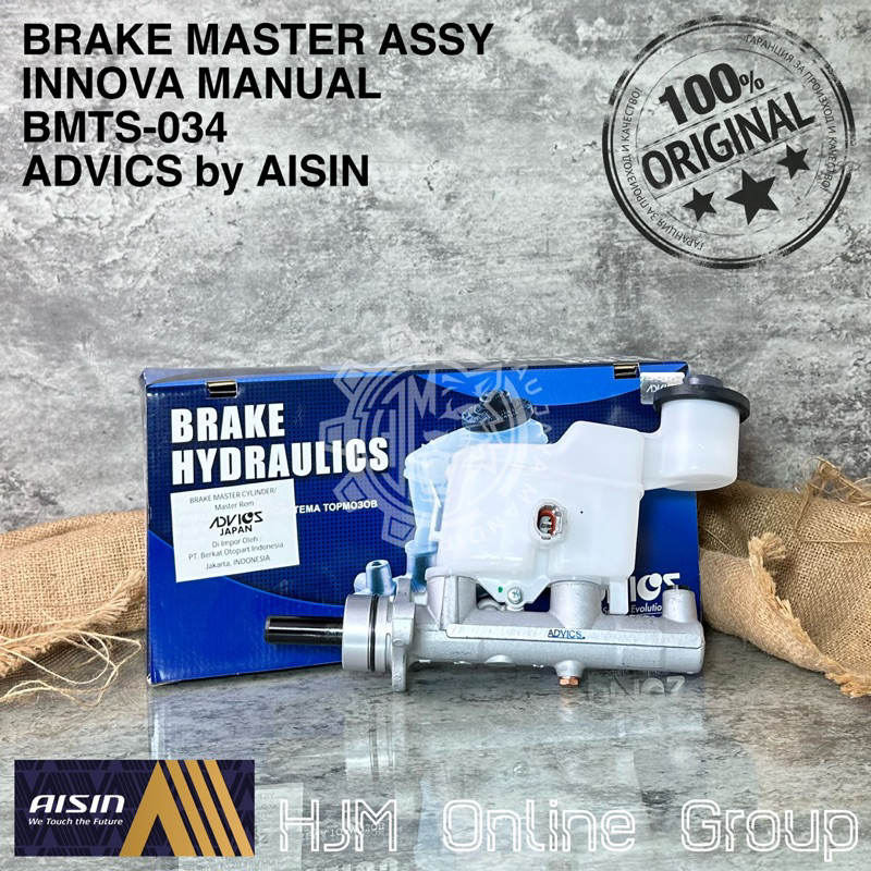 BRAKE MASTER BM ASSY - MASTER REM ATAS INNOVA MANUAL ADVICS by AISIN