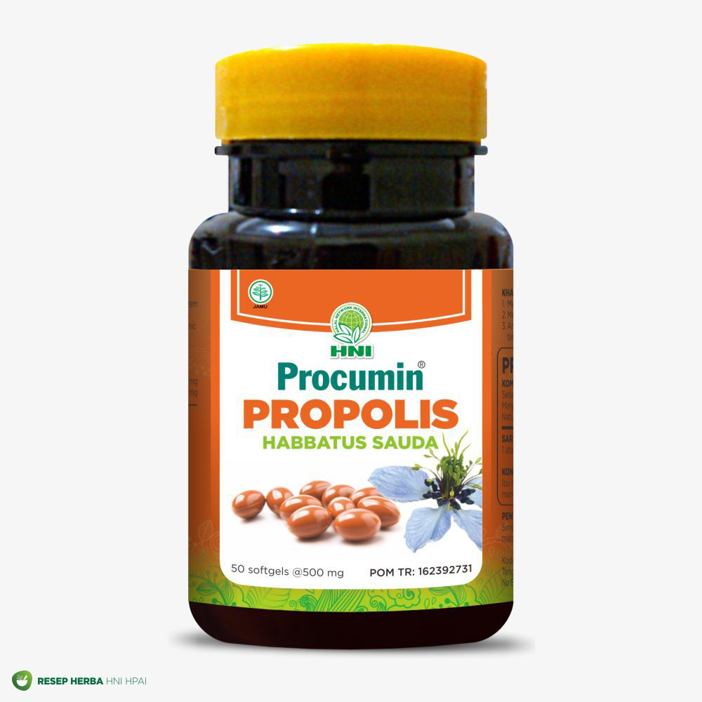 

Suplemen Sinergi Propolis dan Habbatussauda HNI Procumin Propolis