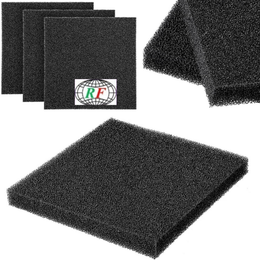 Filter Foam, Busa Filter Udara, Busa Filter Air Tebal 5cm Bio Foam Filter