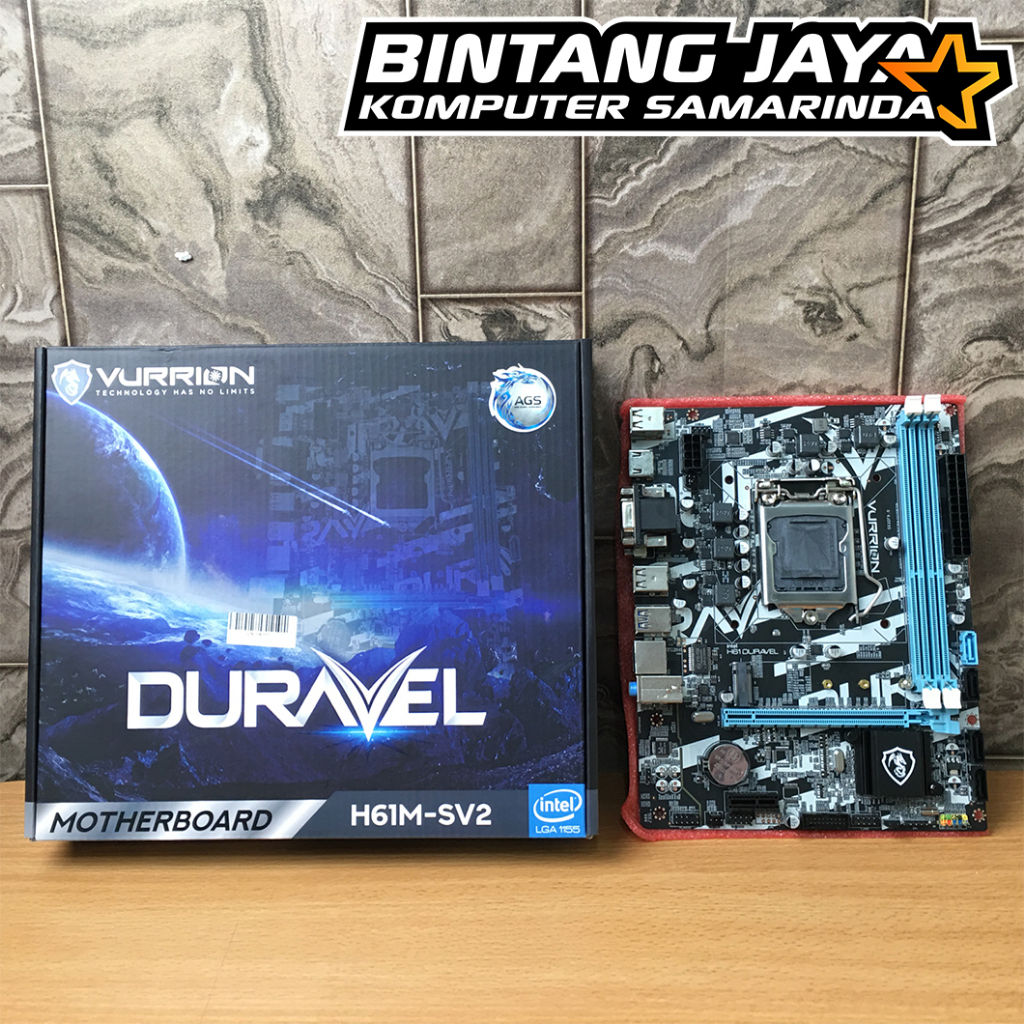 Motherboard Vurrion Duravel H61M-SV2 LGA 1155 DDR3 Intel Gen 2/3