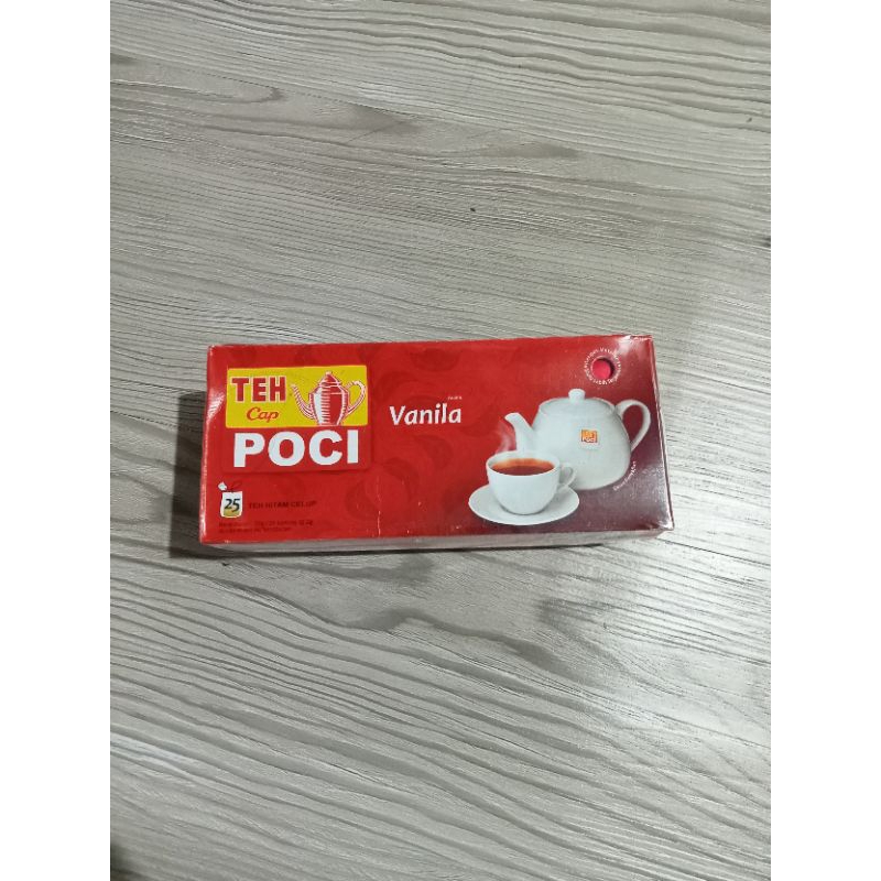 

Teh cap poci aroma vanila celup isi 25 bags