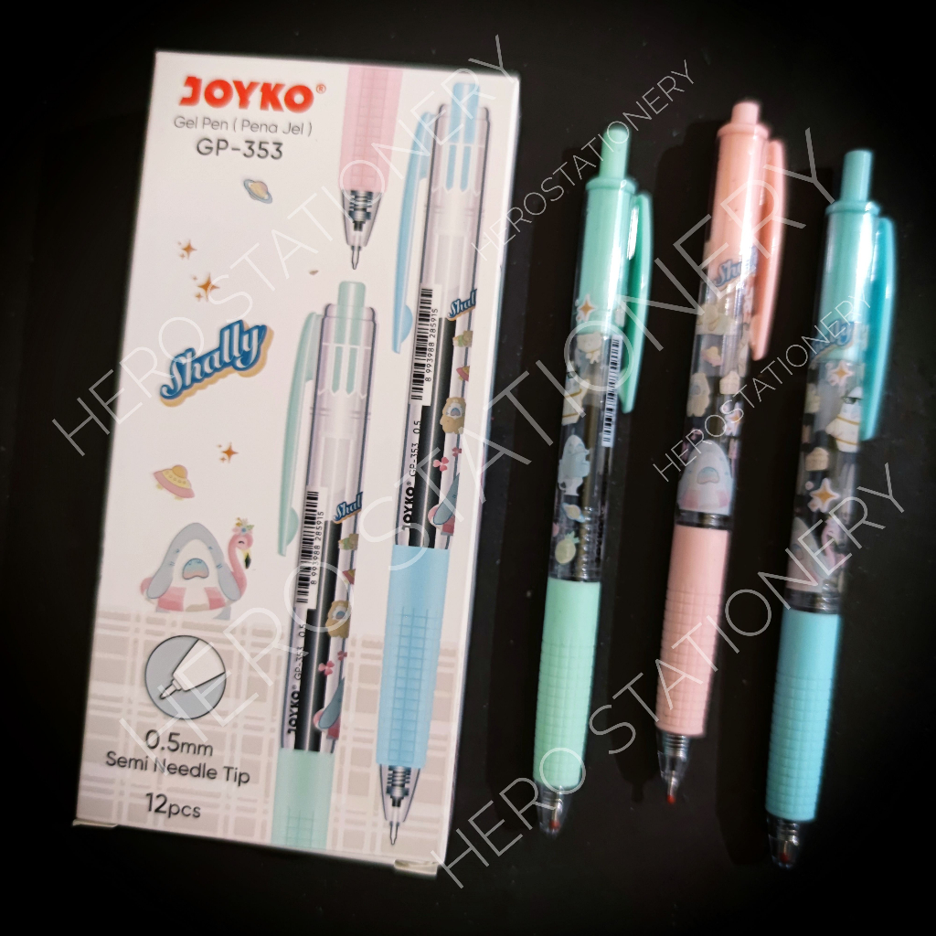 

Pen gel shally joyko 0.5 mm GP-353 . 12 unit