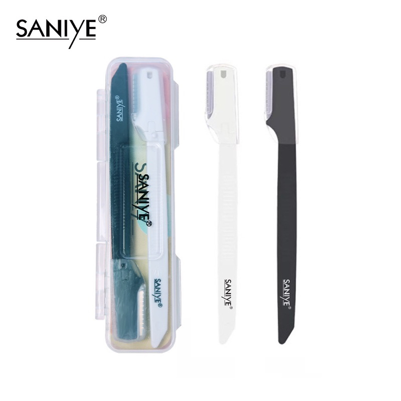 【Official Outlet】SANIYE Pencukur Alis Pisau Cukur Pengerok Alis Perapih Alis Wanita Silet Alis Eyebrow B1182