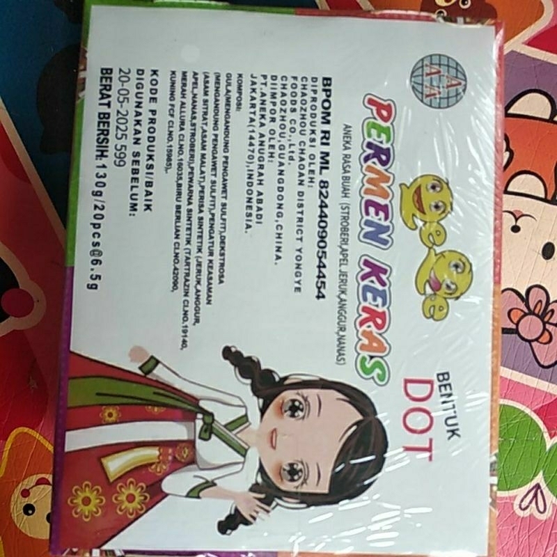 

Ay00! permen dot besar 20 pcs