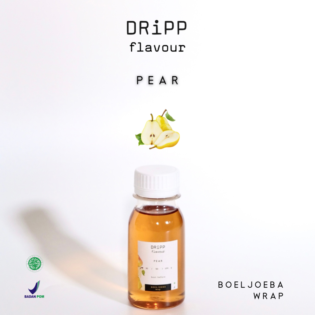 Dripp Pear Syrup Repack [30, 50, 100] g