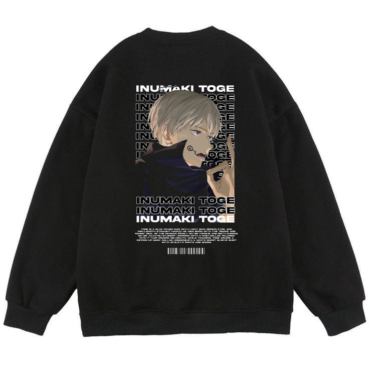 Crewneck Anime Jujutsu Kaisen Toge Inomaki