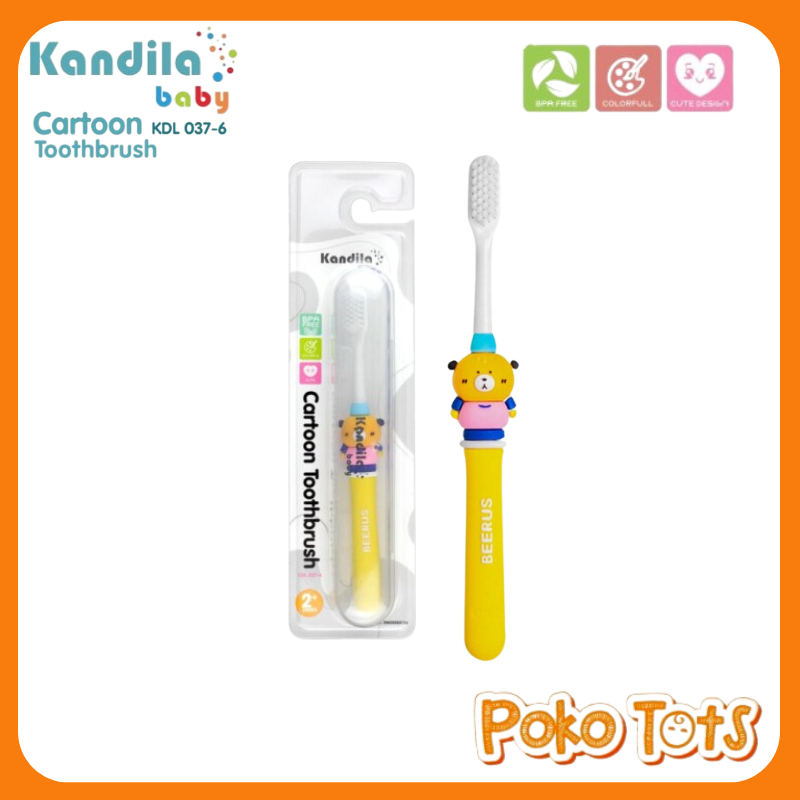 Kandila Baby Cartoon Toothbrush Usia 2 Years KDL037-6 Sikat Gigi Anak