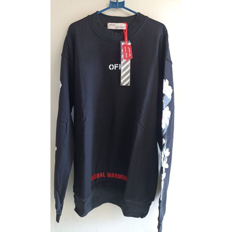 NEW CREWNECK OFF-WHITE ORIGINAL FIT TO L/ LD 104cm PJ 73cm