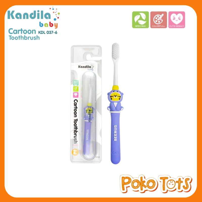 Kandila Baby Cartoon Toothbrush Usia 2 Years KDL037-6 Sikat Gigi Anak WHS