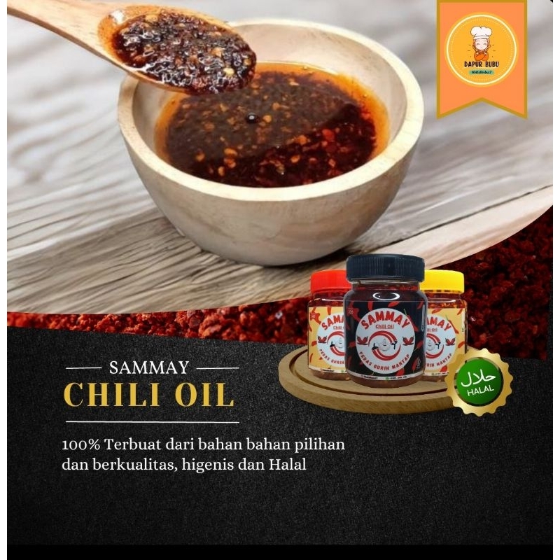 

SAMMAYCHILIOIL200gr/Dimsum/Chilioil/Sambalbawang/Sambalpraktis