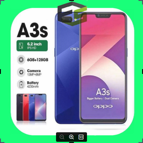FamilyShopper - Oppo A3s Ram 6Gb/128Gb 4G Lite Handphone Bergaransi Murah