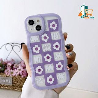 SS125 SOFTCASE SILIKON GELOMBANG MOTIF SMILE FLOWER FOR SAMSUNG A24 4G CS5960