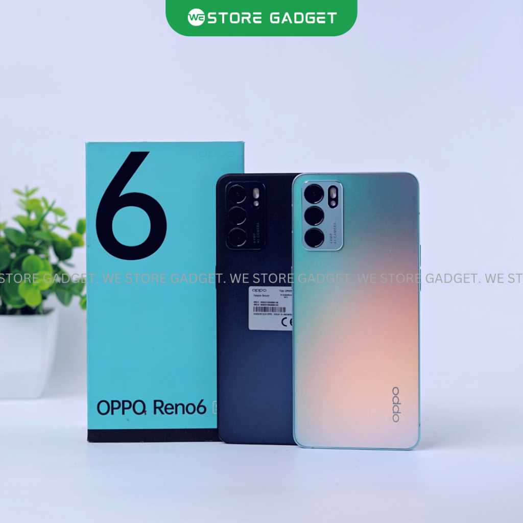 OPPO RENO 6 5G 8/128gb SECOND FULLSET ORIGINAL
