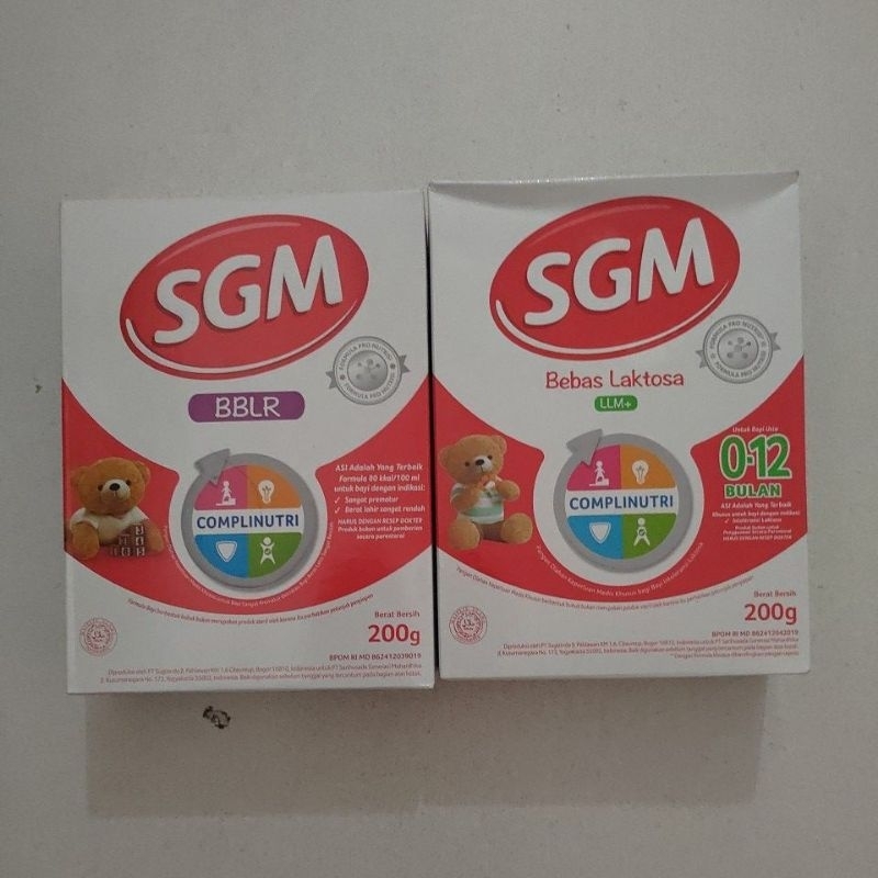 SGM BBLR dan SGM llm+