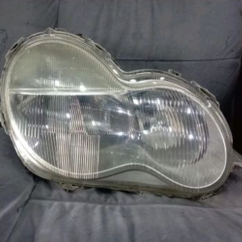headlamp mercy kacang. headlamp mercedes-benz w210 original ex asuransi