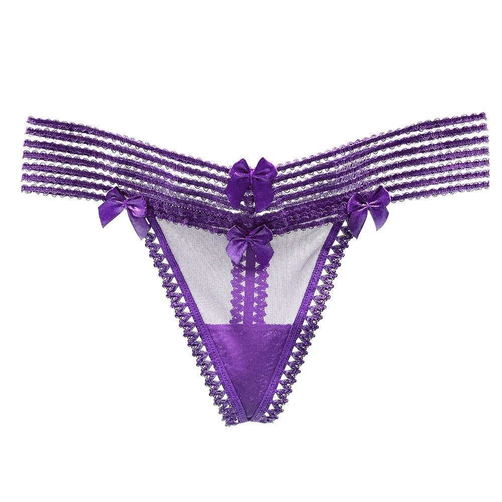 Celana Dalam Wanita Sexy hot G String ultra-tipis transparan Low Waist Thongs C259