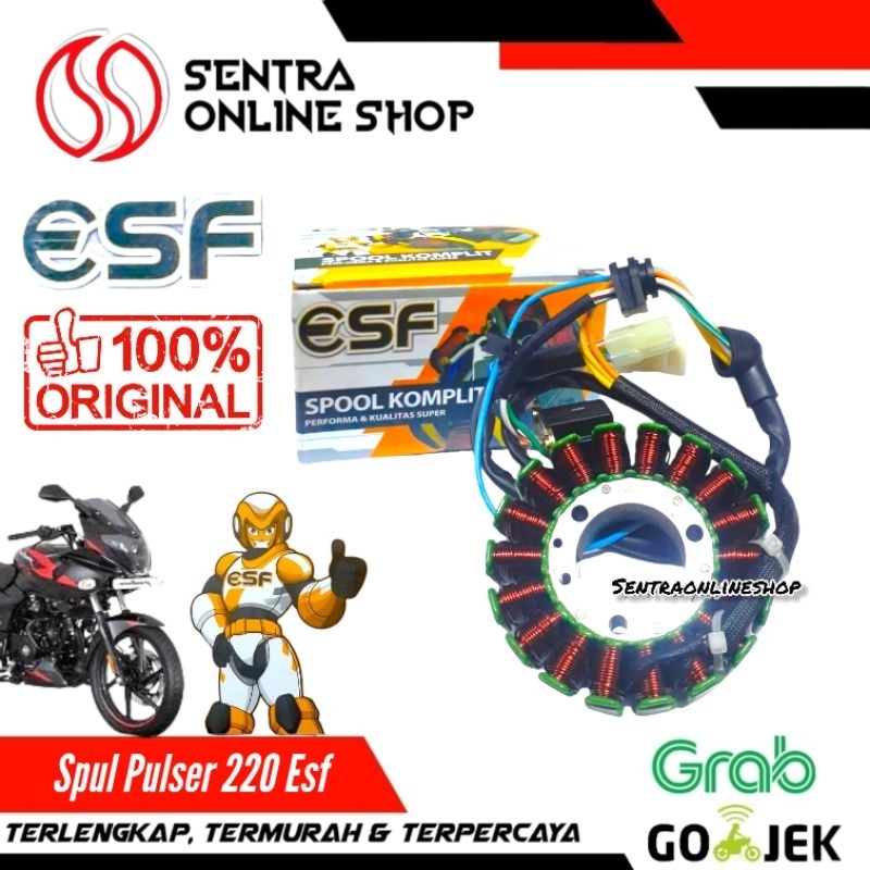 Sepul spul stator assy bajaj pulsar 220 esf