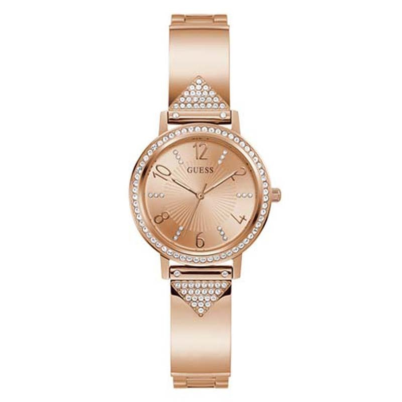 Terbaru Guess Watches GW0474L3 Original TRI LUXE Jam Tangan Wanita Analog Rose resmi