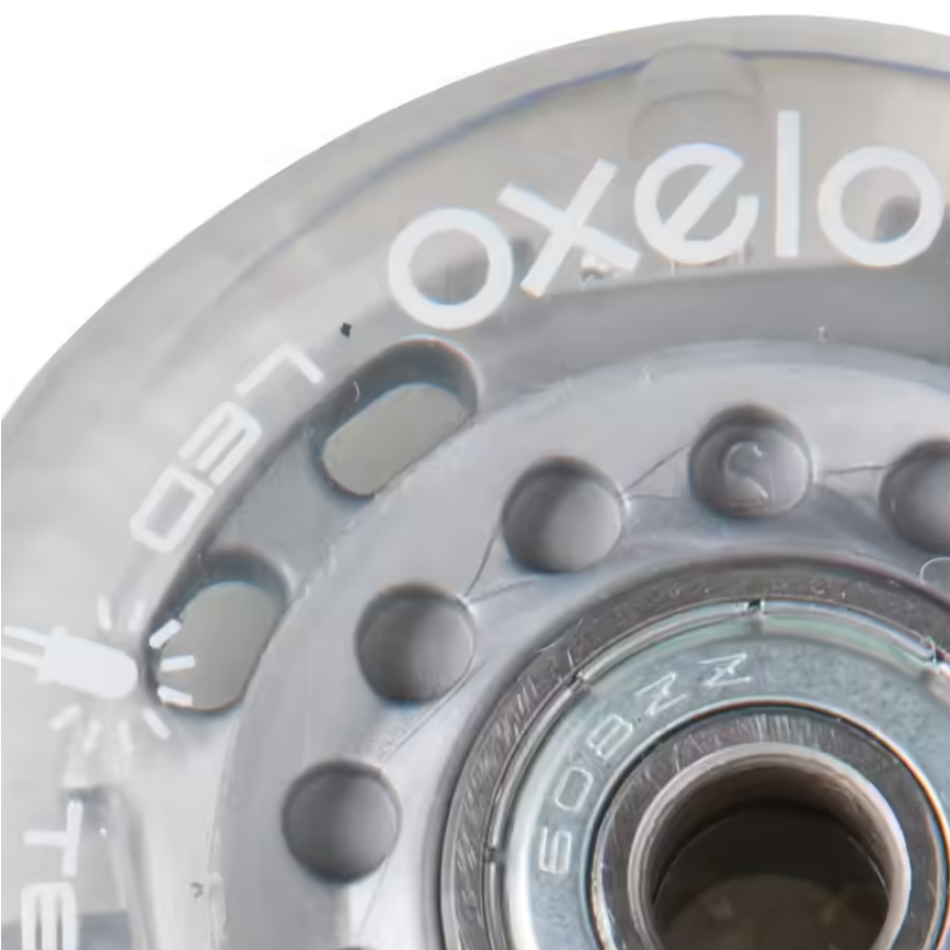 OXELO Roda + Bantalan Sepatu Roda Flashing  Anak 8A 63cm 2pcs